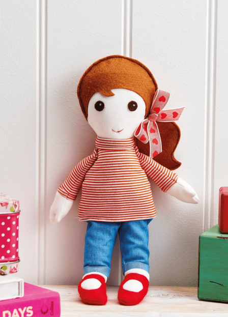 Betsy Jersey Cartoon Doll Toy Sewing Pattern