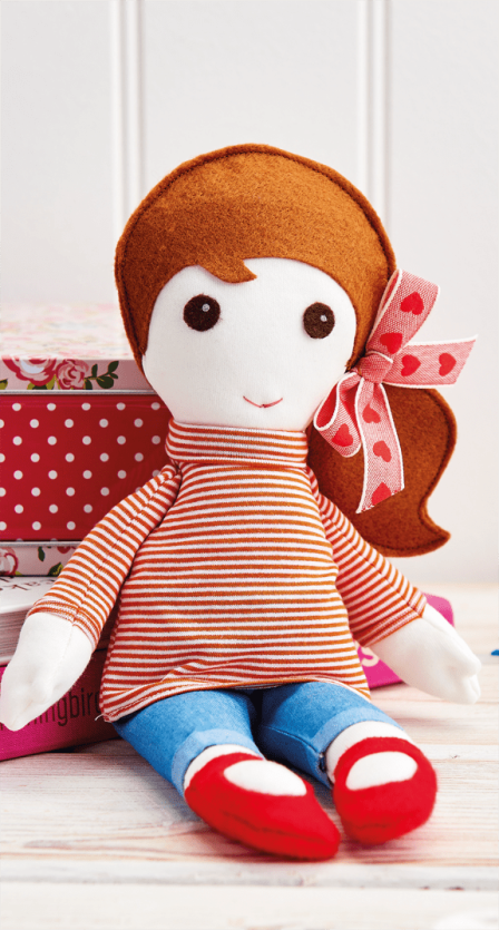 Betsy Jersey Cartoon Doll Toy Sewing Pattern