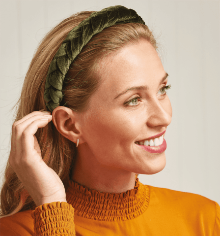 DIY Velvet Braided Headband Sewing Pattern