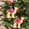 Embroidered Felt Camel Decorations Sewing Pattern
