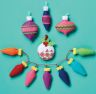 Retro Christmas Light Decorations