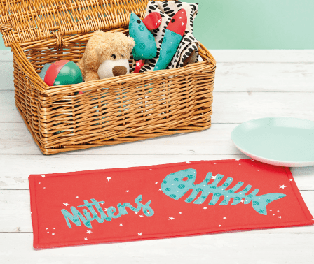 Cat Toys and Washable Food Mat Sewing Pattern