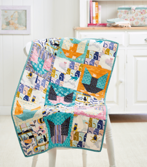 Easy Kitty Cat Quilt Block Sewing Pattern
