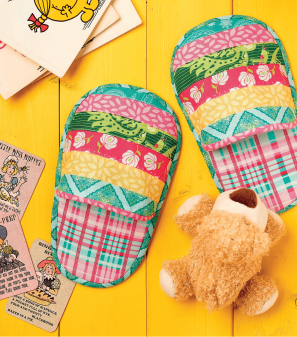 Cosy Children’s Slippers Sewing Pattern