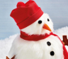 Fluffy Snowman Toy Sewing Pattern