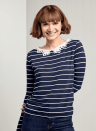 Chloe Lace Collar Jersey Knit Top Sewing Pattern