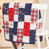 Simple Christmas Patchwork Quilt Sewing Pattern