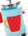Applique Coffee Cosy