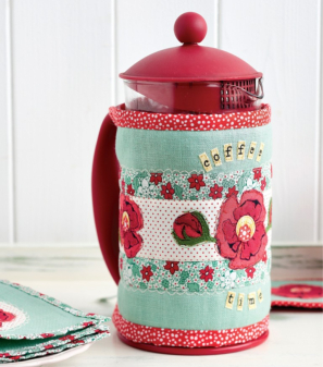 Floral Coffee Pot Cover Set Sewing Pattern