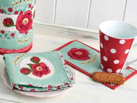 Floral Coffee Pot Cover Set Sewing Pattern