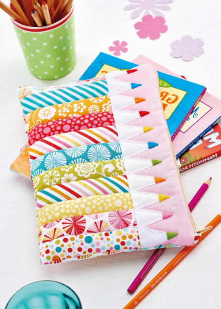 Colouring Pencil Case Sewing Pattern