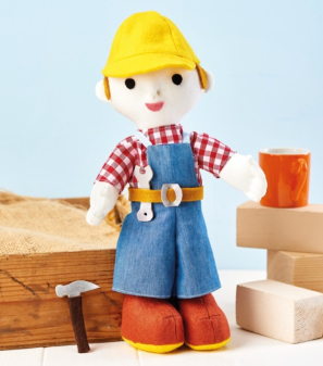 Cuddly Carl Builder Doll Toy Sewing Pattern