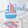 Appliqué Boat Cushion and Greeting Card Tutorial