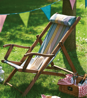 Garden Deckchair: Simple Upcycling Project