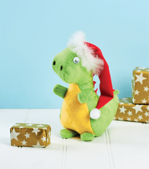 Christmas Santa Dinosaur Toy Sewing Pattern
