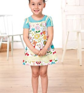 Girl’s patch pocket summer dress Girl’s patch pocket summer dress