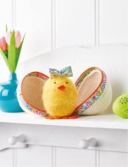 Easter Zipped Egg With Chick Toy Sewing Pattern