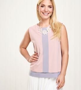 Two-Tone Layered Top