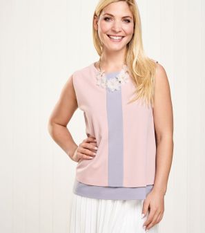 Two-Tone Layered Top
