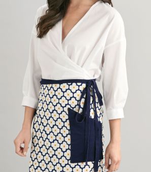 Corduroy Wrap Skirt
