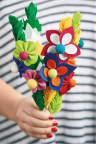Everlasting Flower Felt Bouquet Sewing Pattern