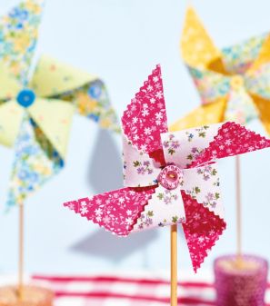 Fabric Windmills