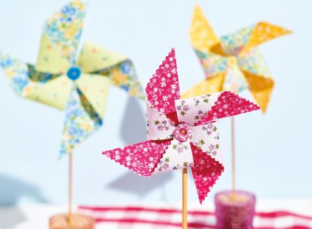 Fabric Windmills
