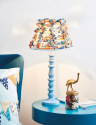 Scrap Fabric Lampshade: Upcycling Home Idea
