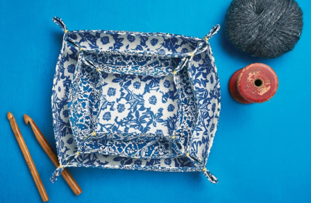 Simple Fabric Trays Sewing Pattern