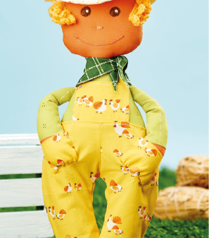 Farmer Dolly and Bag Set Sewing Pattern