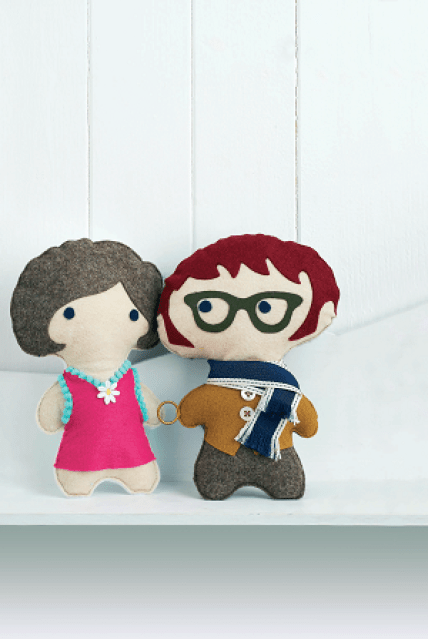 Felt characters