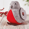 Easy Christmas Felt Robin Sewing Pattern