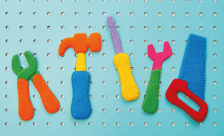 Kids’ Felt Tool Kit Playset Sewing Pattern