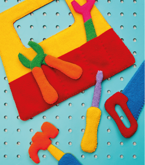 Kids’ Felt Tool Kit Playset Sewing Pattern