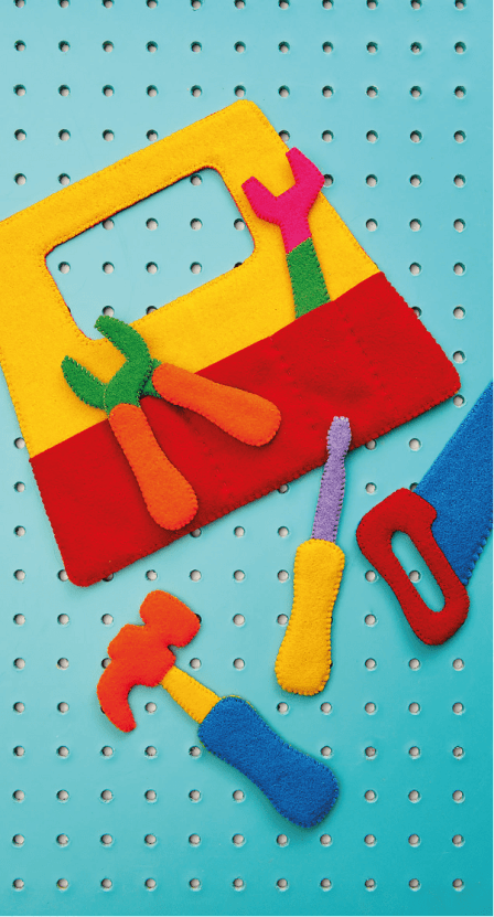 Kids’ Felt Tool Kit Playset Sewing Pattern