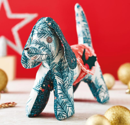 Christmas Dachshund Toy Sewing Pattern
