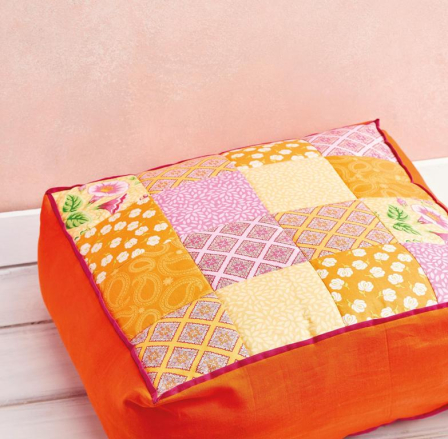 Patchwork Floor Cushion and Bag Sewing Pattern