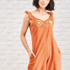 Floral Jumpsuit Embroidery Pattern