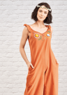 Floral Jumpsuit Embroidery Pattern