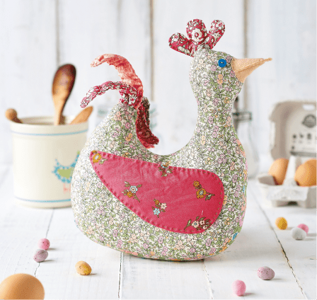 Easy Floral Hen Sewing Pattern