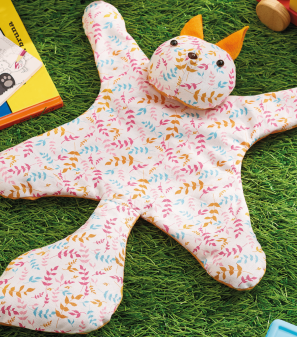 Easy Flying Squirrel Toy Sewing Pattern