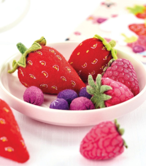 Quick and Easy Felt Fruit Sewing Tutorial