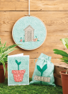 Machine Embroidered Garden Gift Set Pack