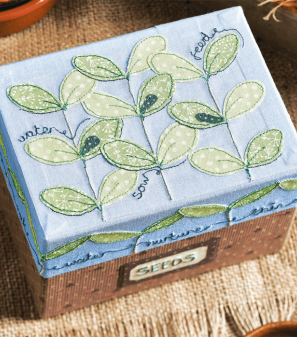 Gardeners Seed Holder Gift Box Sewing Pattern