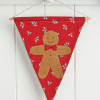 Gingerbread Christmas Pennant Sewing Pattern