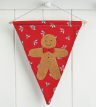 Gingerbread Christmas Pennant Sewing Pattern