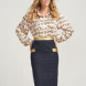 Pencil Skirt With Faux Leather Details | Sewing Pattern