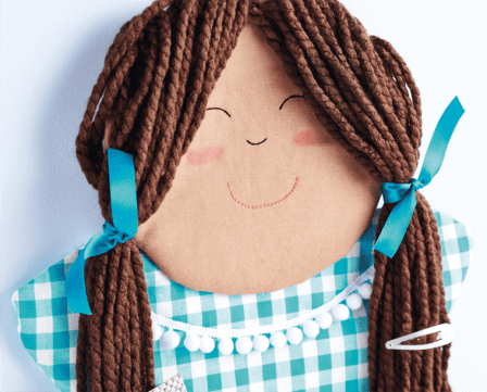 Kids Hair Clip Dolly Decoration Sewing Pattern