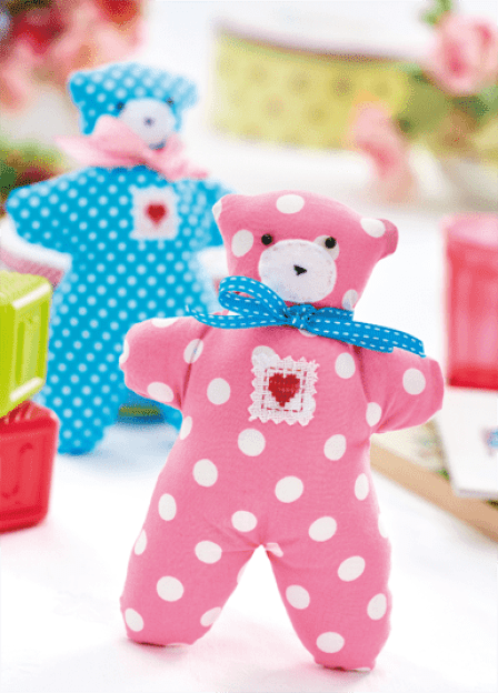 Love Heart Bear Decoration Sewing Pattern