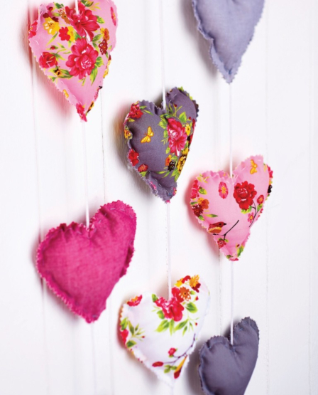 Simple Heart Wall Hanging Sewing Pattern